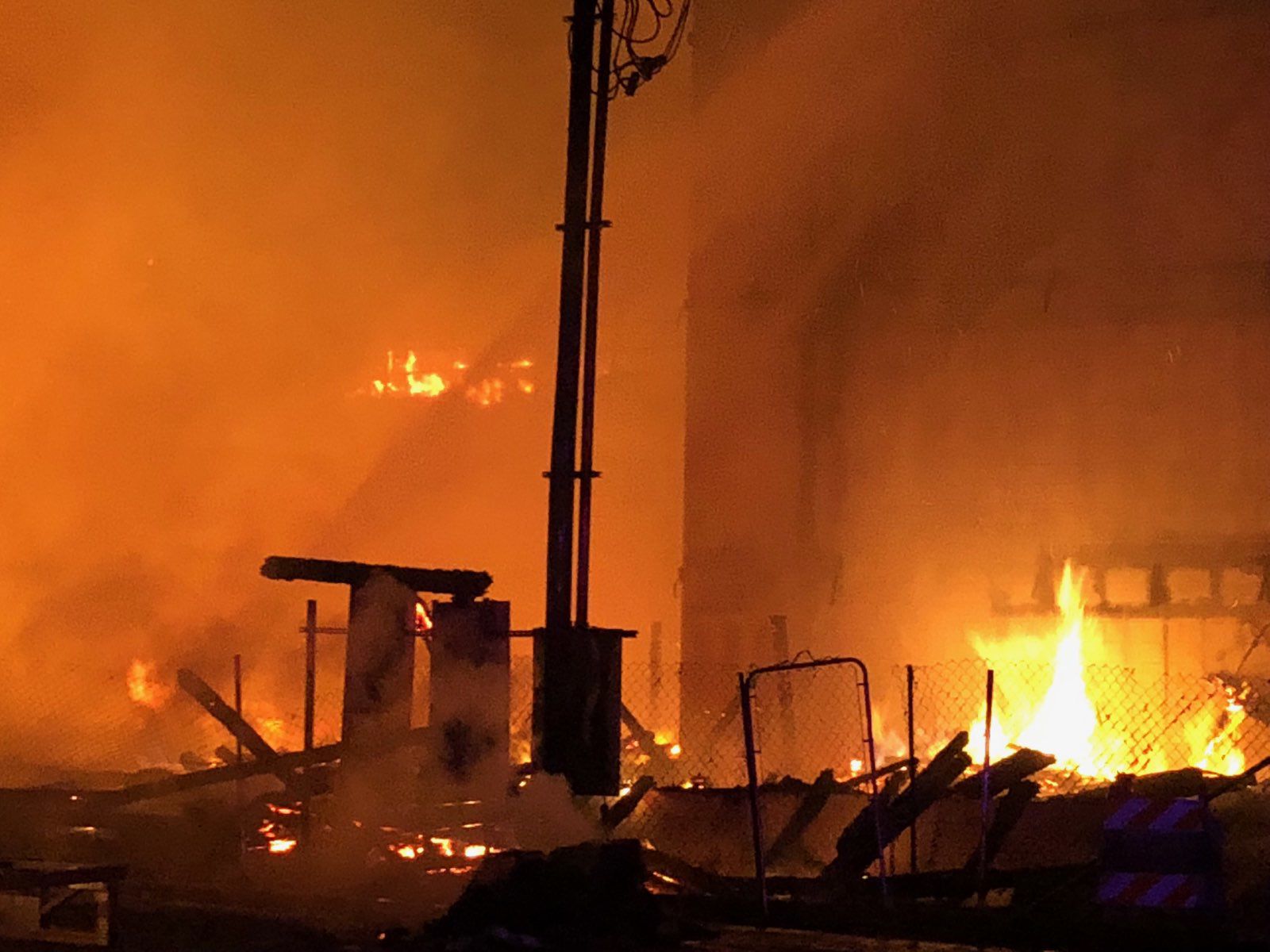 Tucson construction fire